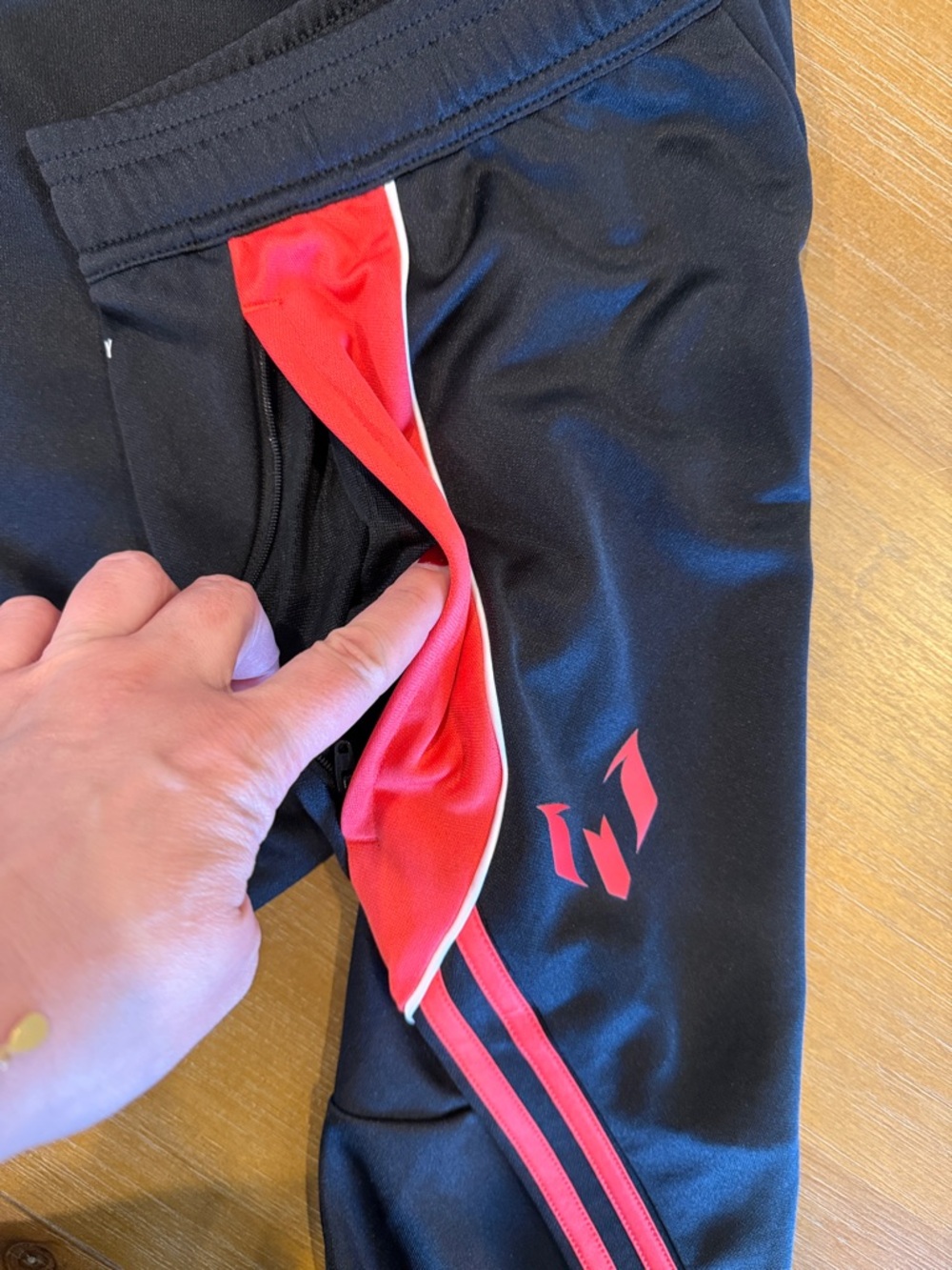 Adidas Messi AEROREADY black training pants - Picture 3 of 5